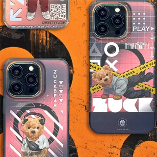 قاب فانتزی مگ سیف زاک بیر آیفون Apple iPhone 15 Pro Max Zuck Bear New York Never Sleeps - تصویر 3