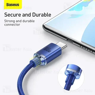 کابل Type C فست شارژ بیسوس Baseus Crystal Shine Series CAJY000401 طول 1.2 متر توان 100 وات - تصویر 7