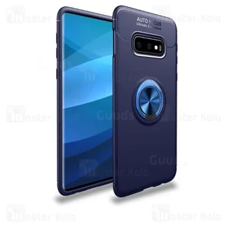 قاب ژله ای طرح چرم انگشتی سامسونگ Samsung Galaxy S10e AutoFocus Magnetic Ring - تصویر 5