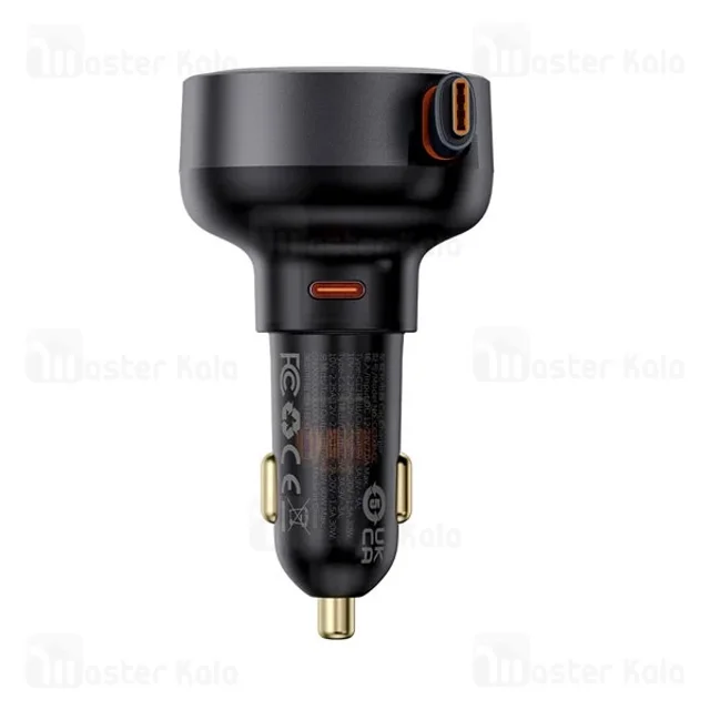 شارژر فندکی بیسوس Baseus cctxp-cc Enjoyment Pro C00057802111 توان 60 وات همراه با کابل - تصویر 4