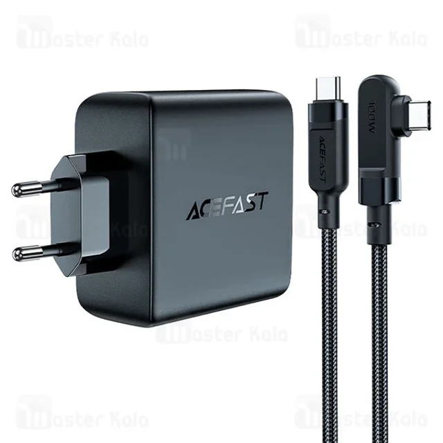 شارژر دیواری ایس فست ACEFAST A37 PD100W GaN Fast Charger توان 100 وات همراه با کابل - تصویر 3