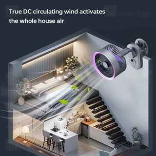 پنکه رومیزی شارژی بیوا Biva FA-03 Clamped and Hung Circulation Fan - تصویر 7