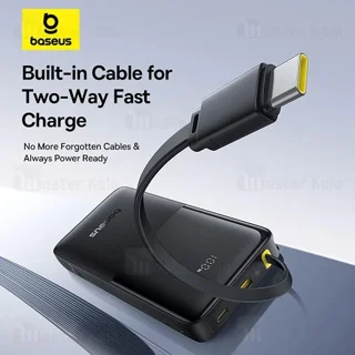 پاوربانک 10000 بیسوس Baseus Bipow 2 P10077101113 توان 20 وات همراه با کابل Type C متصل - تصویر 7