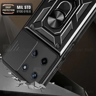 گارد محافظ ضد ضربه انگشتی Realme 11 4G SHUNIJA Case دارای محافظ دوربین - تصویر 4