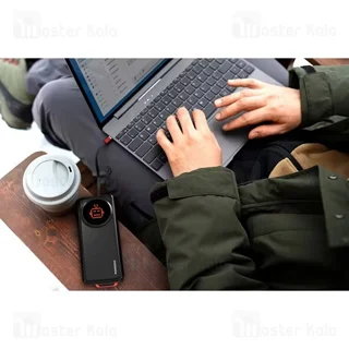 پاوربانک 10000 پرودو Porodo Animated Display PD-PBFCH072-BK توان 45 وات همراه با کابل متصل - تصویر 5