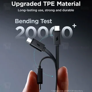 پاوربانک 10000 جویروم Joyroom JR-PR1 توان 22.5 وات با کابل متصل جمع شونده - تصویر 4