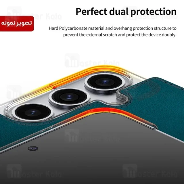 کیف چرمی آراری سامسونگ Samsung Galaxy S24 Ultra Araree Mustang Diary - تصویر 3