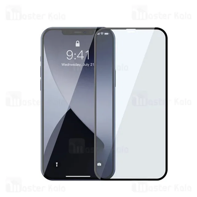 پک 2تایی محافظ صفحه شیشه ای تمام صفحه و ضد اشعه بیسوس Apple iPhone 12 Mini Baseus - تصویر 3