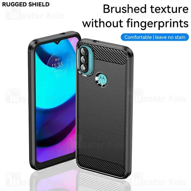 قاب فیبر کربنی موتورولا Motorola Moto E40 Rugged Armor Fiber Carbon - تصویر 7