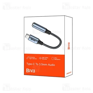 کابل تبدیل Type C به پورت AUX بیوا Biva Jack-01T - تصویر 4