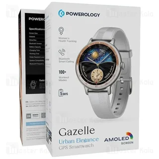ساعت هوشمند پاورولوژی Powerology Gazelle Urban Elegance Smart Watch PSWGBT60 - تصویر 8