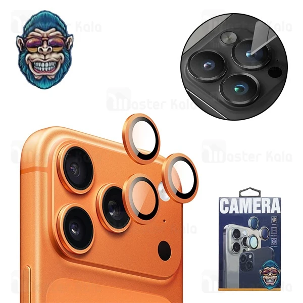 محافظ لنز فلزی دوربین مانکی Apple iPhone 17 Pro / 17 Pro Max Monkey Camera Lens