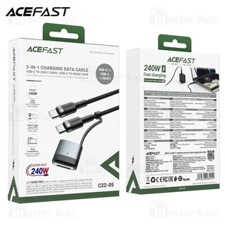 کابل Type-C به Type-C و MAG3 ایس فست ACEFAST C22-05 طول 1.2 متر توان 240 وات - تصویر 6