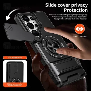 قاب ضد ضربه مگنتی Samsung Galaxy S26 ULTRA Magnetic Multifunctional Case دارای محافظ - تصویر 4