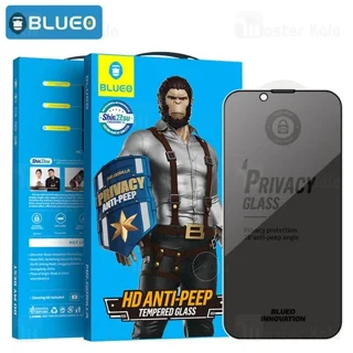 گلس حریم شخصی تمام صفحه تمام چسب Apple iPhone 14 Pro Max Blueo Privacy Glass - تصویر 2