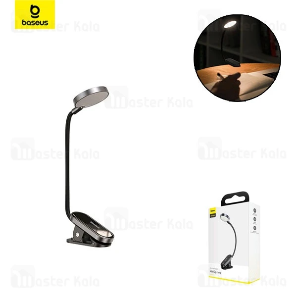 چراغ مطالعه گیره دار بیسوس Baseus DGRAD-0G Comfort Reading Mini Clip Lamp