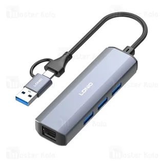 هاب 4 پورت تایپ سی الدینیو LDNIO Ds-124UC - تصویر 5