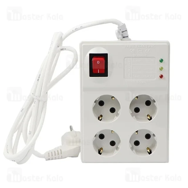 چند راهی و محافظ برق پارت الکتریک Part Electric PE2204 طول 1.8 متر - تصویر 2