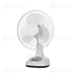 پنکه رومیزی شارژی بیوا Biva FA-06 desktop fan دارای پنل خورشیدی - تصویر 2