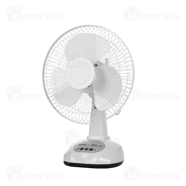 پنکه رومیزی شارژی بیوا Biva FA-06 desktop fan دارای پنل خورشیدی - تصویر 2