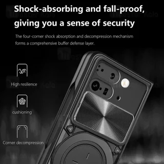 قاب ضد ضربه مگنتی گوگل Google Pixel 9 Pro Fold Magnetic Support Case دارای محافظ دوربین - تصویر 6