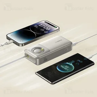 پاوربانک 10000 بیسوس Baseus NOMOS P10070900842-00 توان 30 وات با کابل تایپ سی جمع شونده - تصویر 5