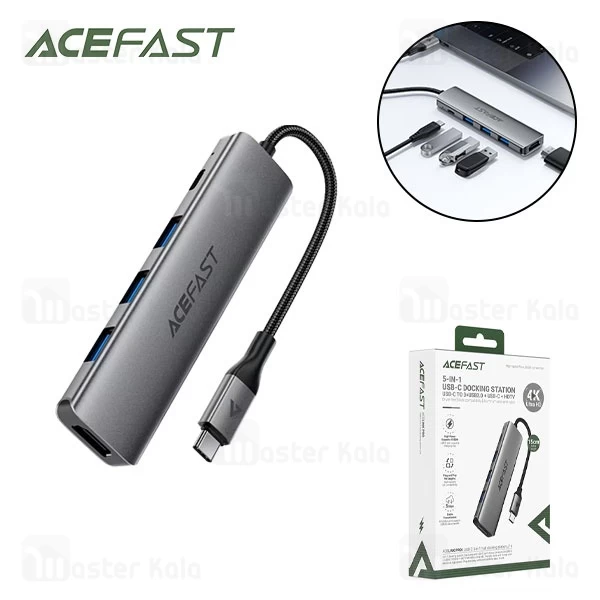 هاب 5 پورت تایپ سی ایس فست ACEFAST J16