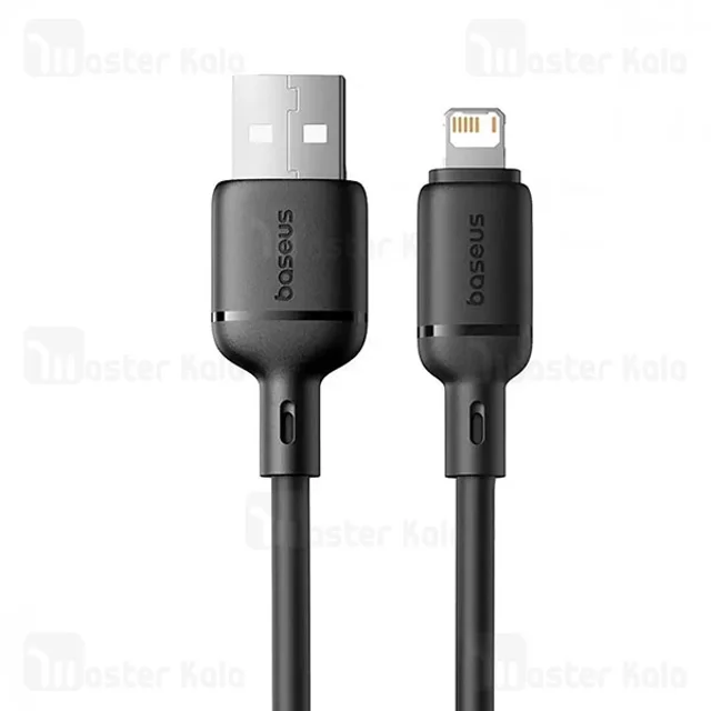 کابل لایتنینگ بیسوس Baseus Silky Series P10377702213 طول 1 متر شدت جریان 2.4 آمپر - تصویر 2