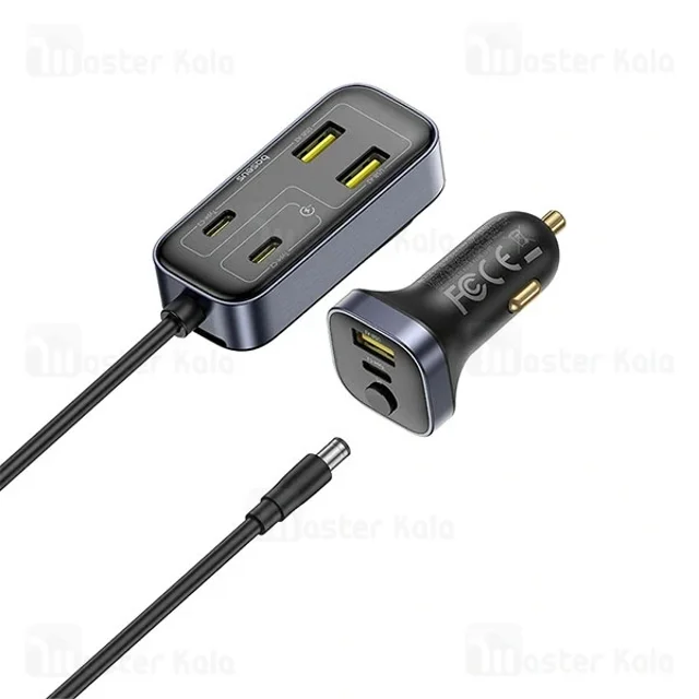 شارژر فندکی بیسوس Baseus BackseatPal L1 C00081100121 دارای 6 پورت و توان 110 وات - تصویر 2
