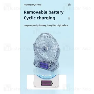 پنکه رومیزی شارژی ویداسی Weidasi WD-202 - تصویر 8