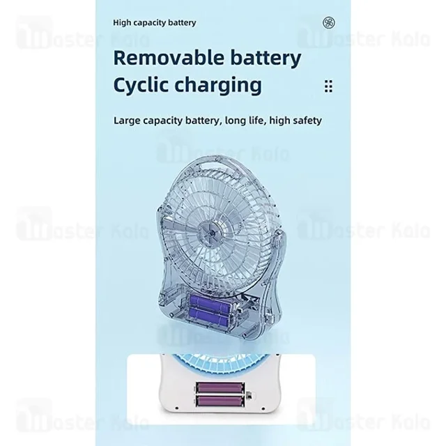 پنکه رومیزی شارژی ویداسی Weidasi WD-202 - تصویر 8