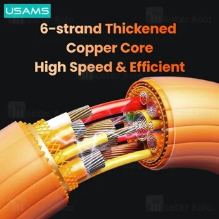 کابل Type-C یوسمز Usams SJ686 طول 1.2 متر توان 66 وات - تصویر 8