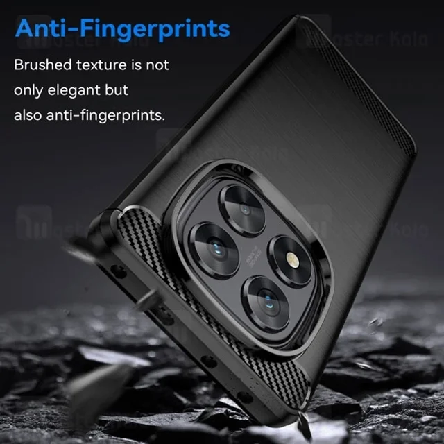 قاب فیبر کربنی شیائومی Xiaomi Redmi Note 14 Pro 5G / Poco X7 5G Rugged Armor Fiber Carbon - تصویر 4