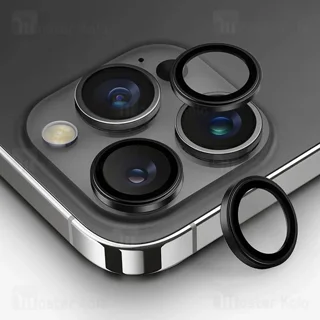 پک 3تایی محافظ لنز فلزی دوربین مانکی Apple iPhone 15 Pro / iPhone 15 Pro Max Monkey Lens - تصویر 4