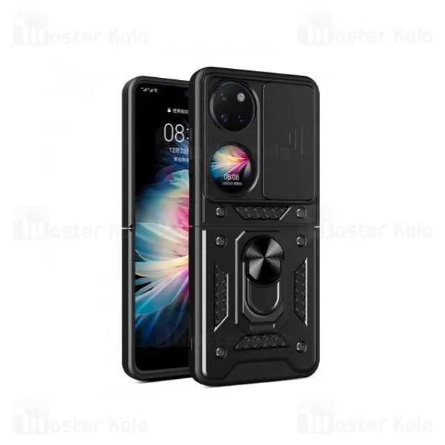 گارد محافظ ضد ضربه انگشتی Huawei P50 Pocket SHUNIJA Case دارای محافظ دوربین - تصویر 2