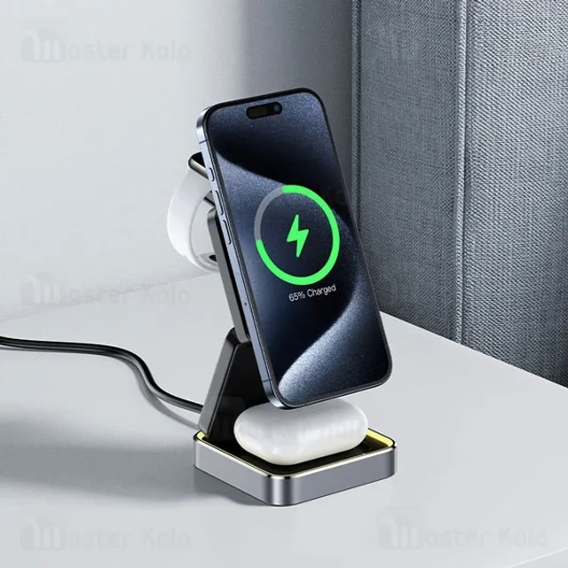 استند و شارژر وایرلس چند کاره مگ سیف ایس فست ACEFAST E20 با قابلیت شارژ اپل واچ - تصویر 6