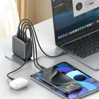 شارژر دیواری الدینیو Ldnio Q408 GaN توان 100 وات همراه با کابل - تصویر 6