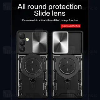 قاب ضد ضربه مگنتی Samsung Galaxy A24 4G Magnetic Support Case دارای محافظ دوربین - تصویر 2