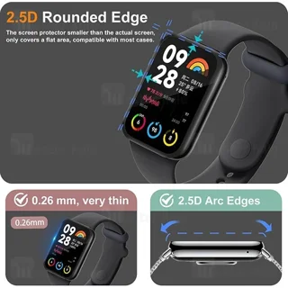 محافظ صفحه ساعت هوشمند شیائومی Xiaomi Mi Band 8 Pro PMMA TPU Screen Protector - تصویر 6