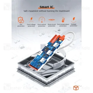 هاب 5 پورت تایپ سی الدینیو LDNIO DS-25H توان 100 وات - تصویر 6