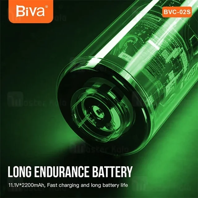 جارو شارژی ماشین بیوا Biva BVC-02S توان 120 وات - تصویر 4