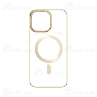 قاب محافظ مگ سیف گرین لاین آیفون Apple iPhone 14 Pro Max Green Lion Delgado Chrome - تصویر 4