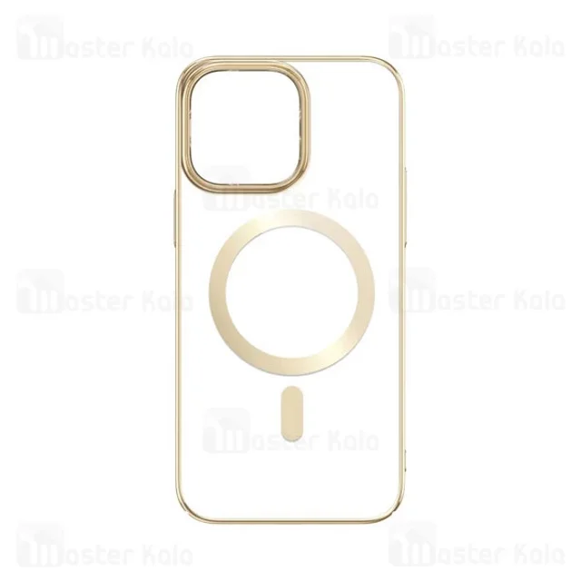 قاب محافظ مگ سیف گرین لاین آیفون Apple iPhone 14 Pro Max Green Lion Delgado Chrome - تصویر 4