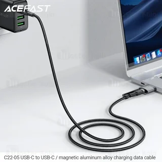 کابل Type-C به Type-C و MAG3 ایس فست ACEFAST C22-05 طول 1.2 متر توان 240 وات - تصویر 3