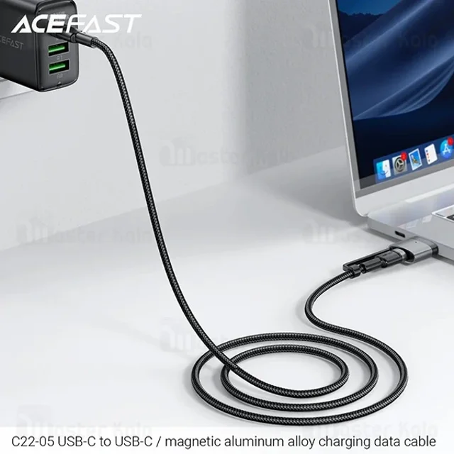 کابل Type-C به Type-C و MAG3 ایس فست ACEFAST C22-05 طول 1.2 متر توان 240 وات - تصویر 3