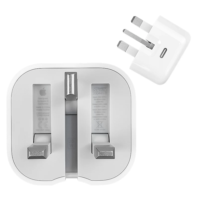شارژر دیواری اصلی اپل 20 وات با درگاه USB-C - گارانتی صدرتل (18 ماهه)