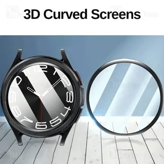 محافظ صفحه ساعت هوشمند سامسونگ Samsung Galaxy Watch 6 40mm PMMA TPU Screen Protector - تصویر 5