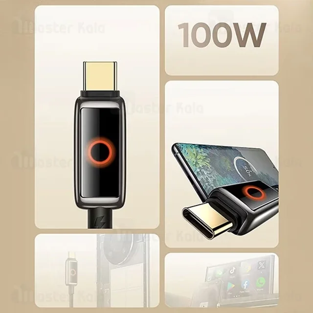 کابل Type-C مک دودو Mcdodo CA-6650 طول 1.2 متر توان 100 وات - تصویر 5