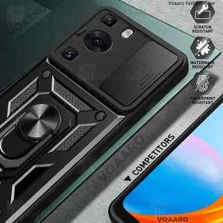 گارد محافظ ضد ضربه انگشتی Huawei P60 / P60 Pro SHUNIJA Case دارای محافظ دوربین - تصویر 6