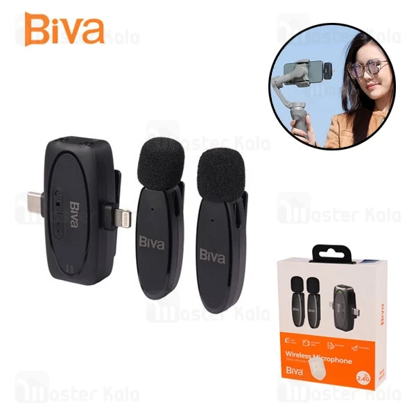 میکروفون بی سیم بیوا Biva Wireless Microphone WM-03